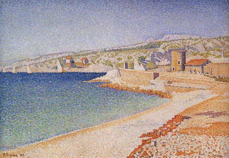 Paul Signac The Jetty at Cassis, Opus oil painting image